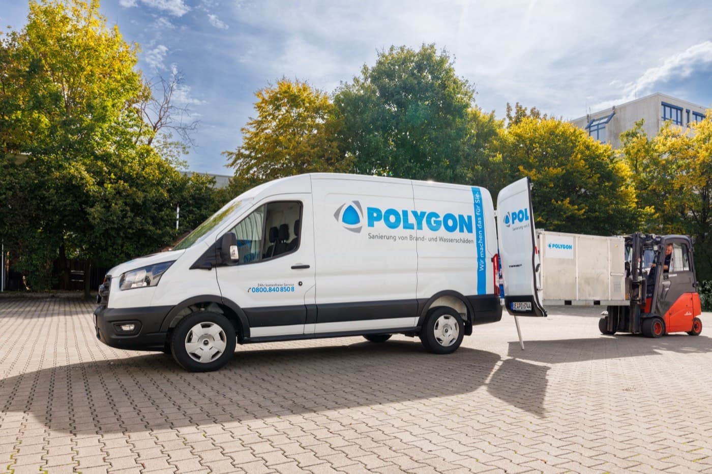 Mobiles Stromaggregat mieten: POLYGON Notstromaggregate bis 210 kVA